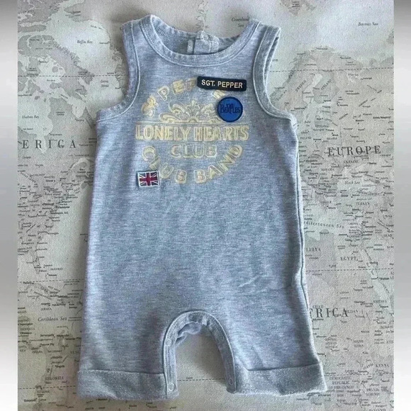 Junk Food 3-6Mo Beatles Romper - Picture 1 of 5